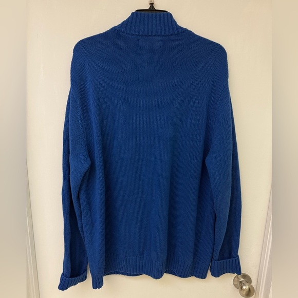 Chaps Men's Blue Sweater - Picture 4 of 5